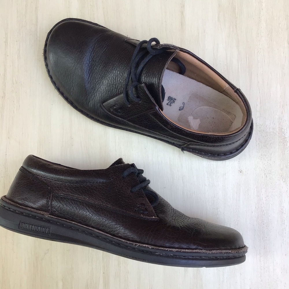 Birkenstock Leather Oxford, Sz 37 / 7m